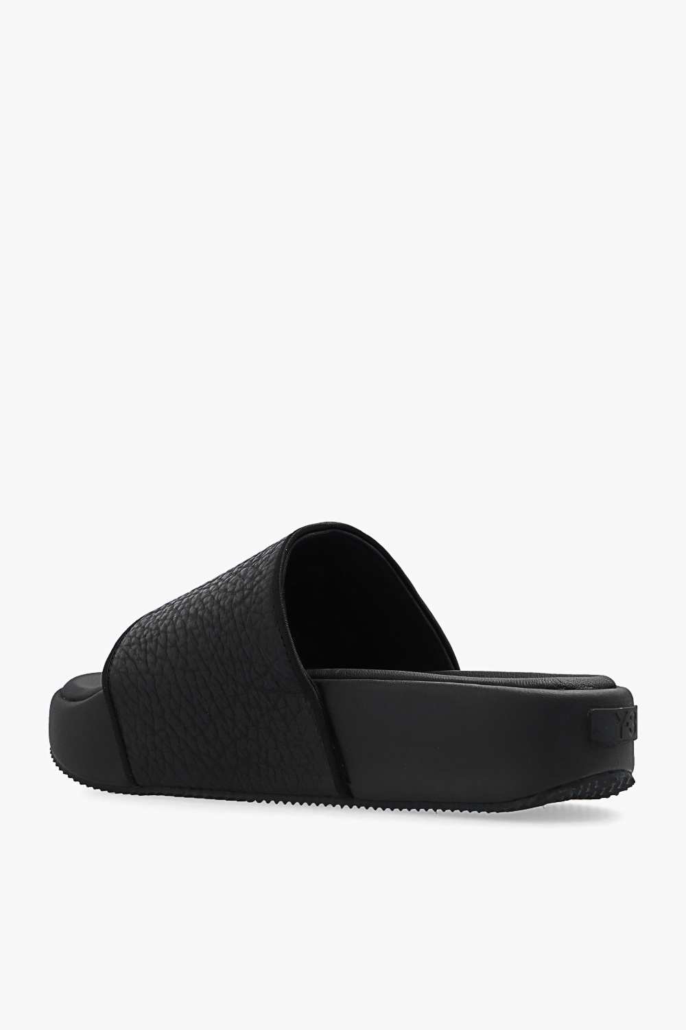 YOHJI YAMAMOTO Y-3 SLIDE BLACK/BLACK/RED